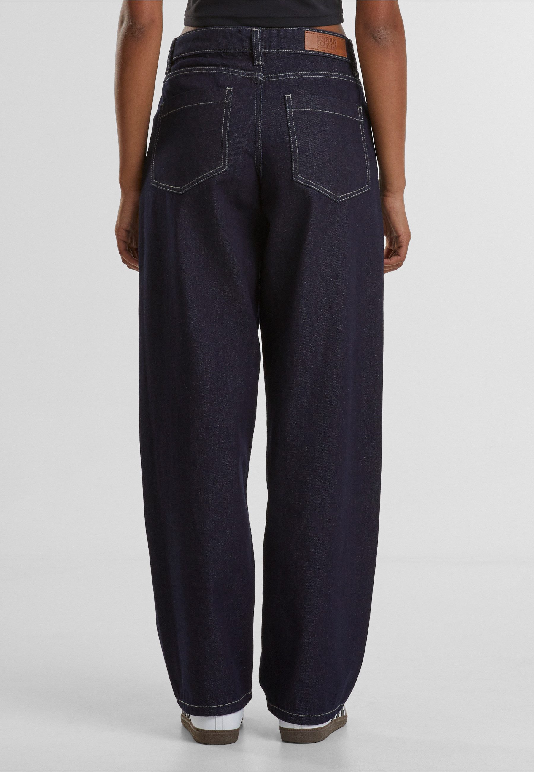 URBAN CLASSICS Bequeme Jeans Urban Classics Ladies Mid Waist 90´s Jeans