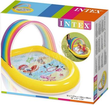 Intex Aufblasbare Schwimmfigur Intex Rainbow Arch Spray Pool, ‎Integrierter Sprühkopf