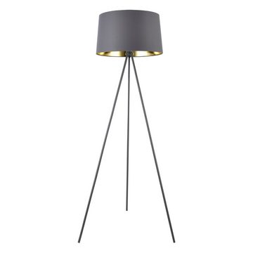 lux.pro Stehlampe, ohne Leuchtmittel, »Manchester« Stehleuchte Design Lampe Metall Grau/Gold