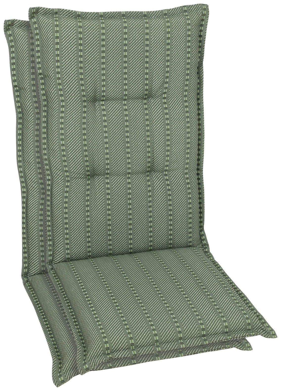GO-DE Hochlehnerauflage, (Set, 2 St), 120x50 cm