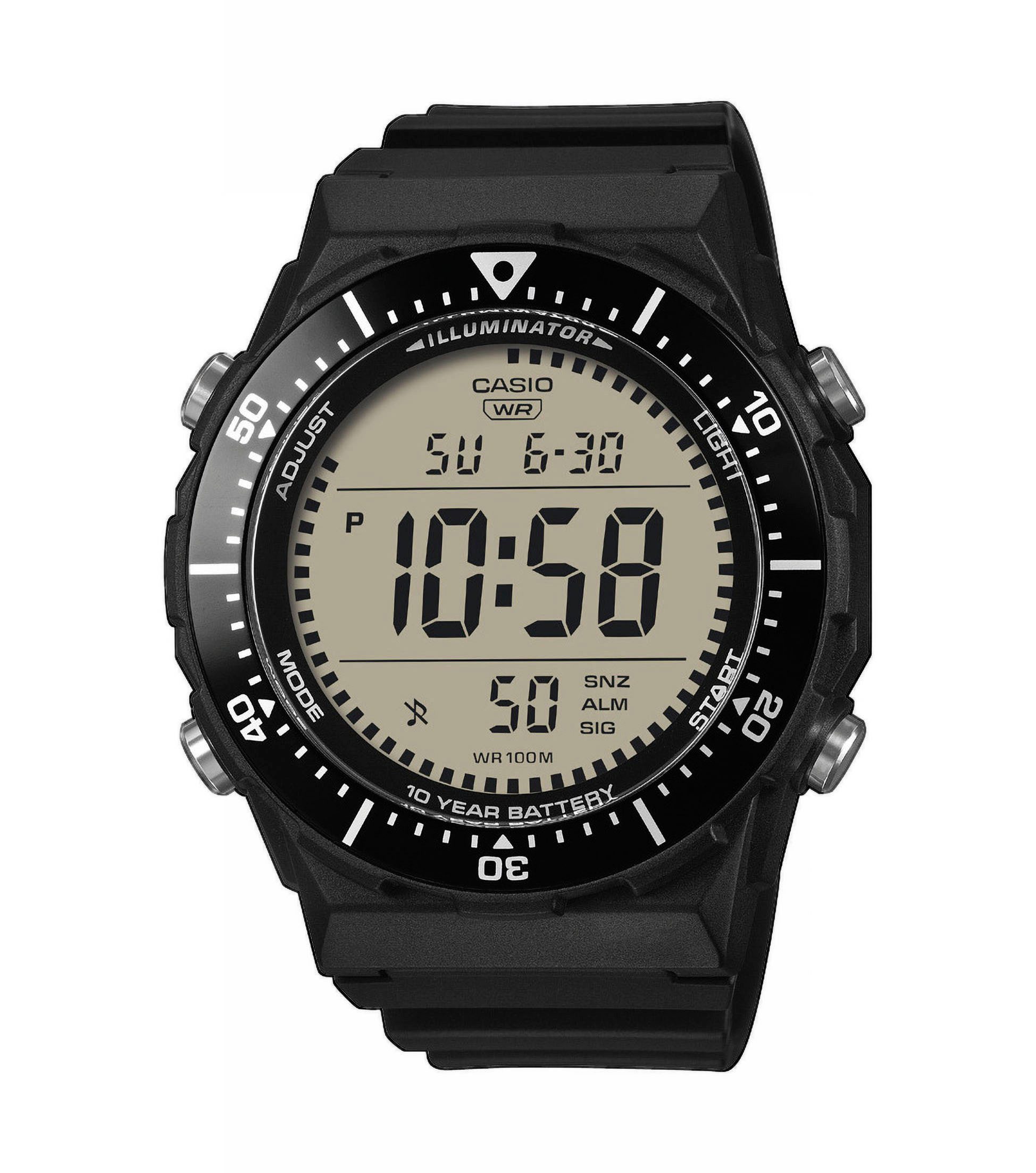 CASIO TIMELESS COLLECTION AE-1700H-1AVEF, Quarzuhr, Armbanduhr, Herrenuhr, digital, automatischer Kalender
