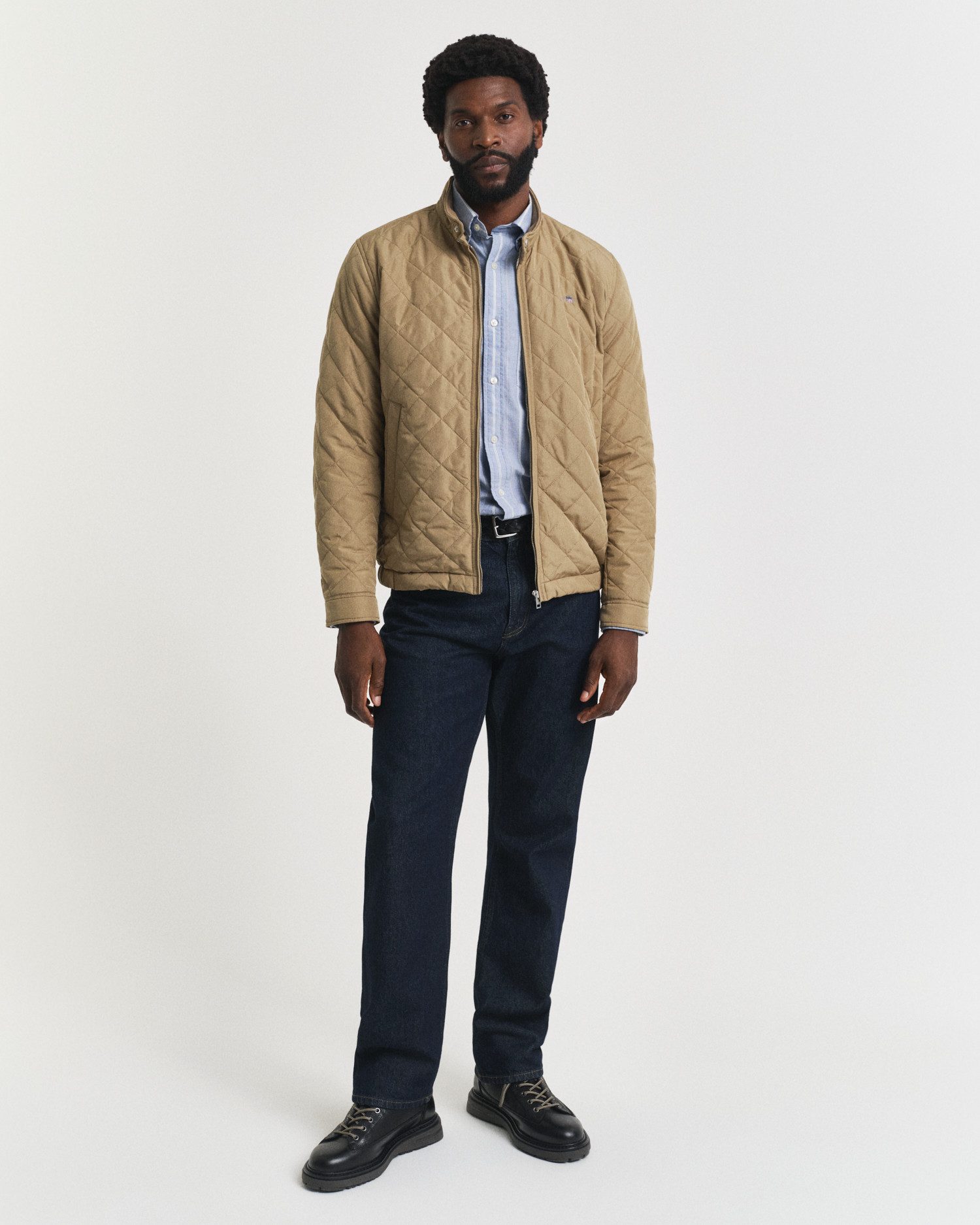 Gant Steppjacke QUILTED WINDCHEATER mit Rautensteppung