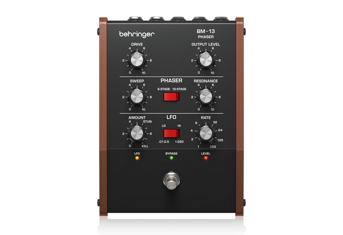 Behringer Musikinstrumentenpedal, (Effektgeräte für Tasteninstrumente, Analog-Effekte), BM-13 Phaser - Analog Effekt für Tasteninstrumente