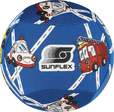 Sunflex Softball Neoprenball Größe 2 Youngster Cars, Beachball Strandball Wasserball Kindgerecht Softball Funball Ball