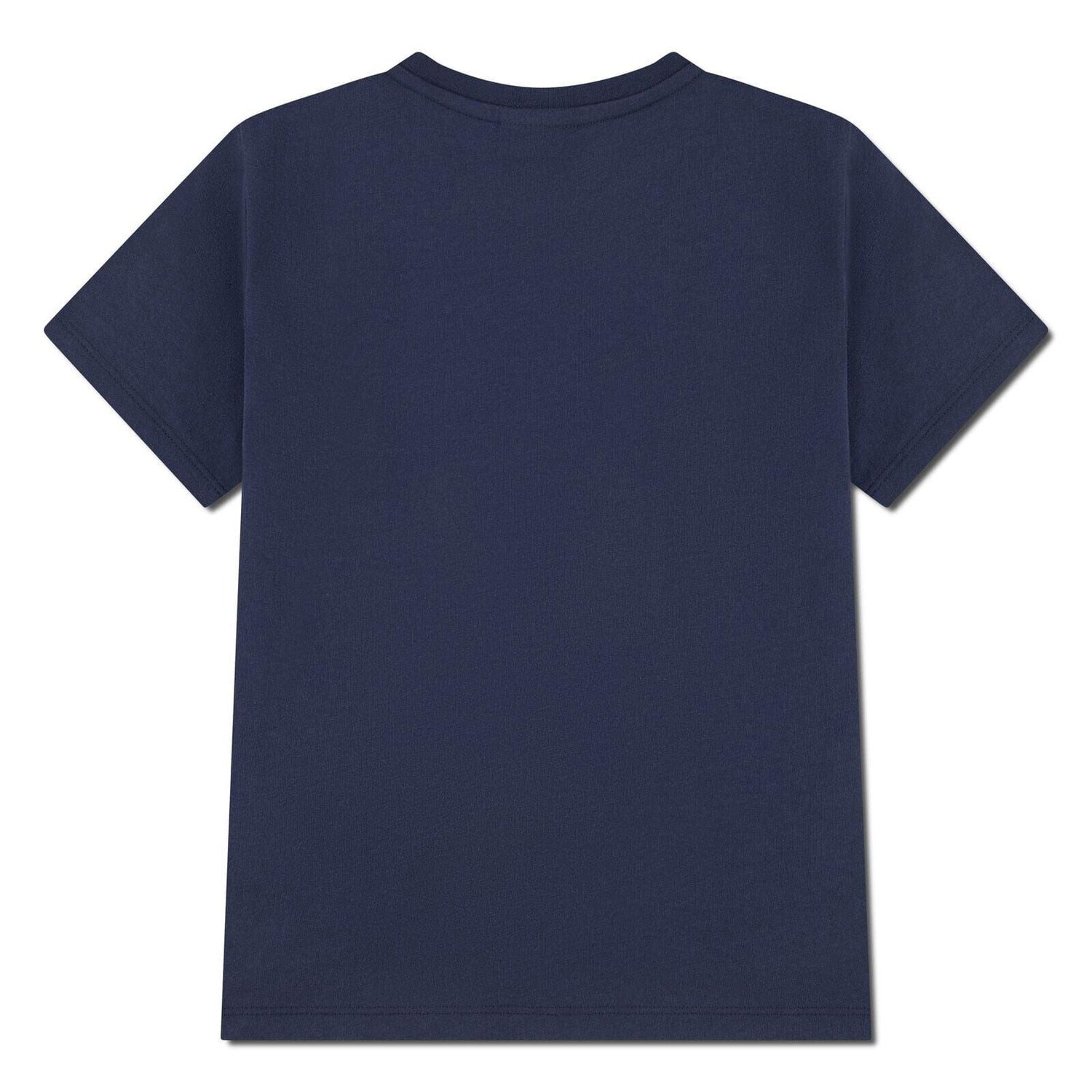 Lacoste T-Shirt Lacoste Kinder T-Shirt mit Seiten-Logo – Navy