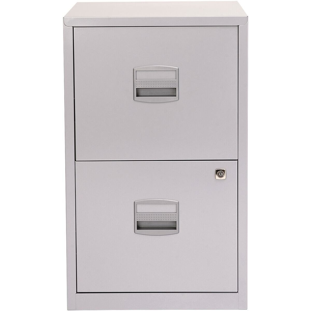 Bisley Home Hängeregisterschrank PFA aus Stahl, ohne Sockel, A4
