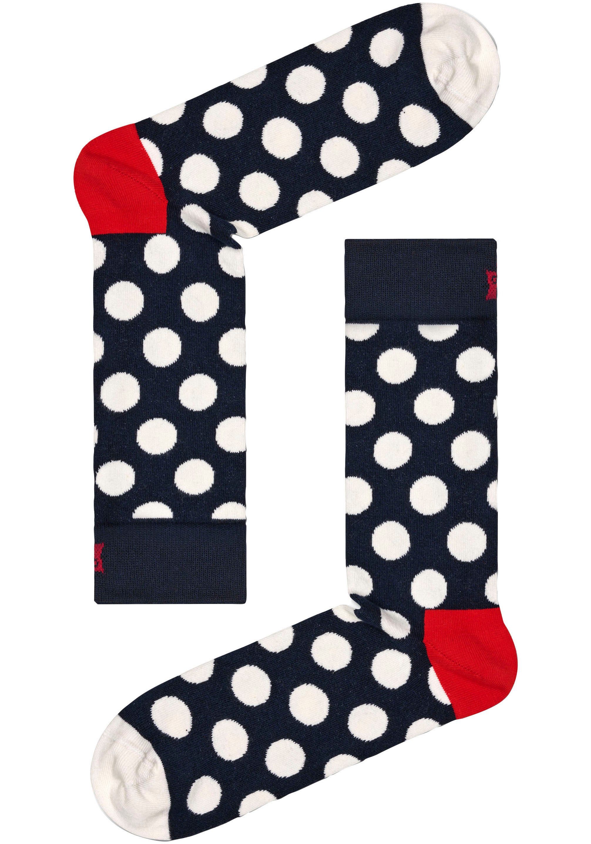 Big Socken mit Socks Classic Socks Happy Dot multi_coloured 2-Paar) (Packung, allover Punkten