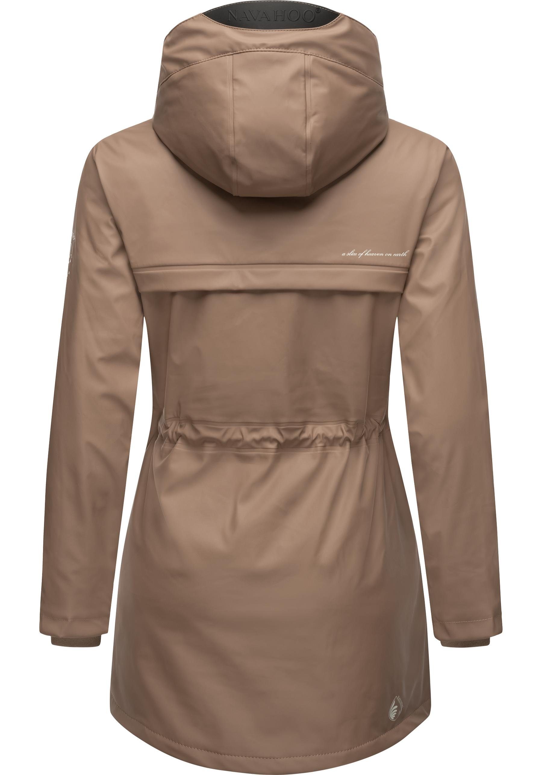 Navahoo Regenmantel Rainy Forest modischer Damen Outdoor Regenparka