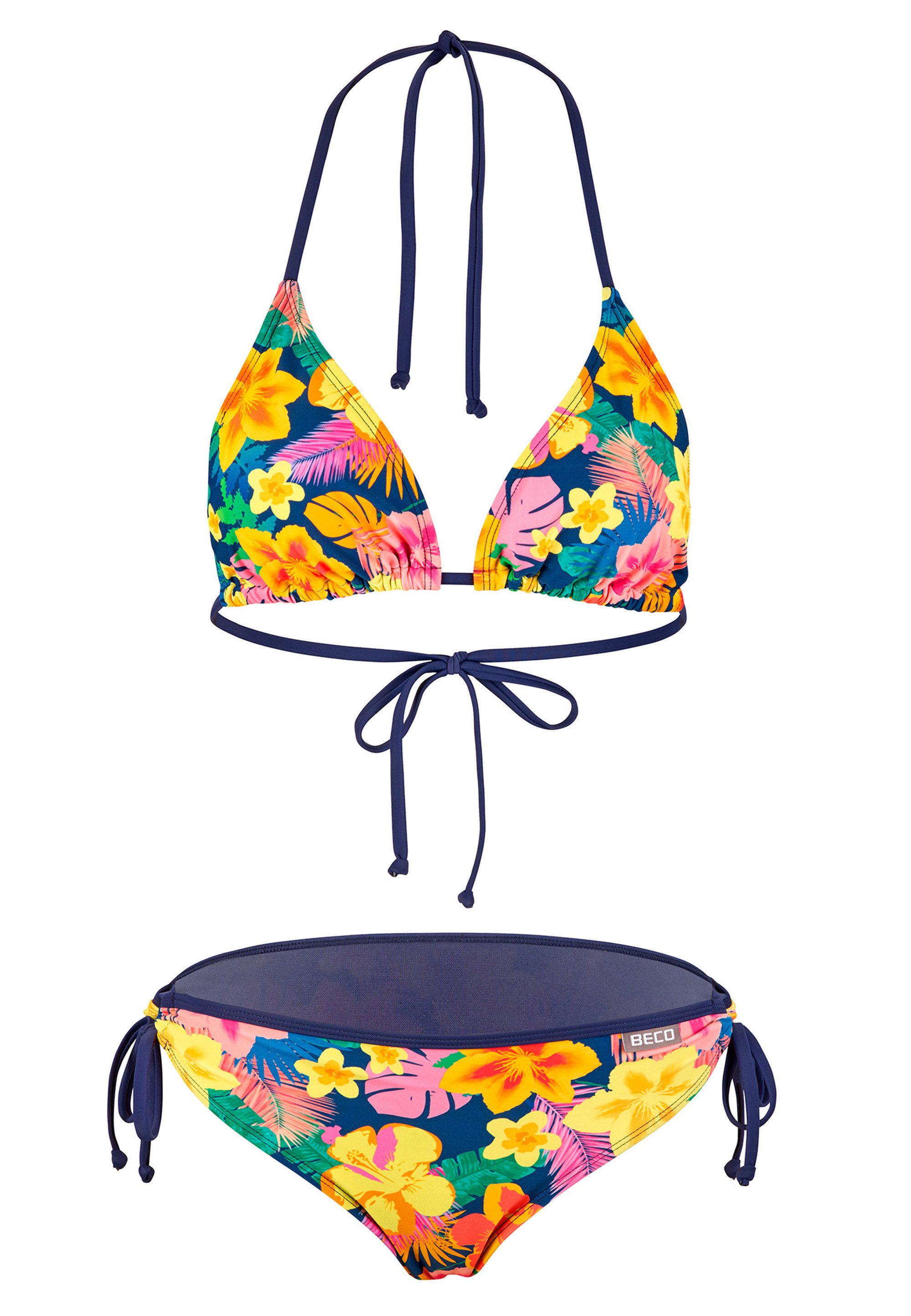 Triangel-Bikini-Top Summer Flowers