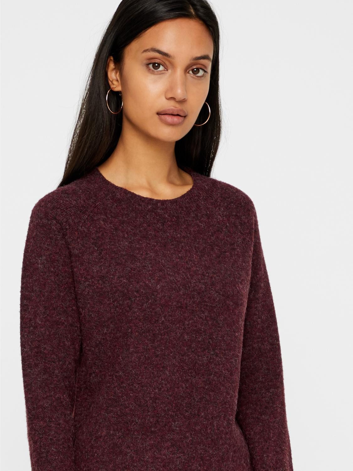 Vero Moda Rundhalspullover VMDOFFY LS O-NECK BLOUSE GA NOOS günstig online kaufen