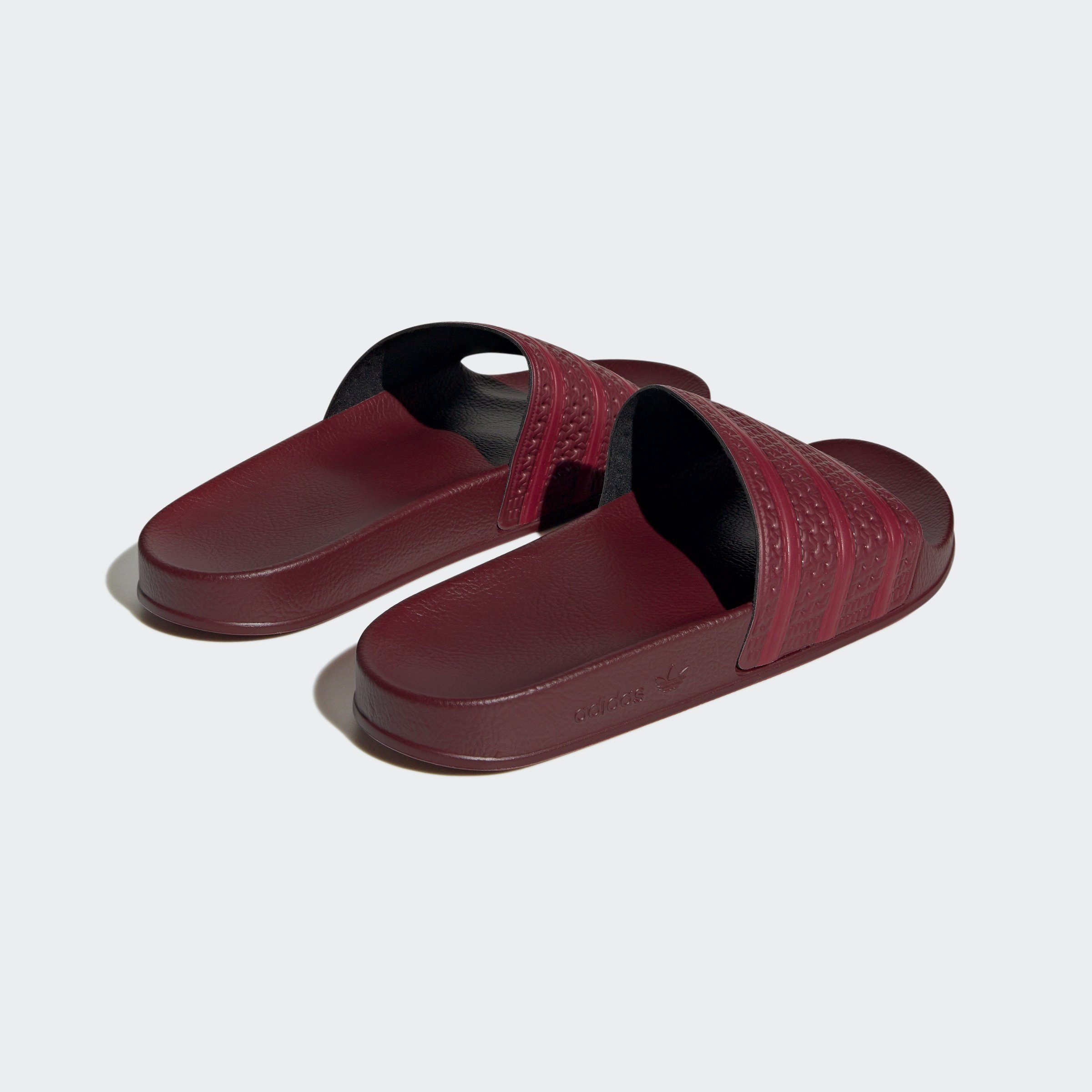 adidas Originals ADILETTE Badesandale Shadow Red / Shadow Collegiate / Red Burgundy