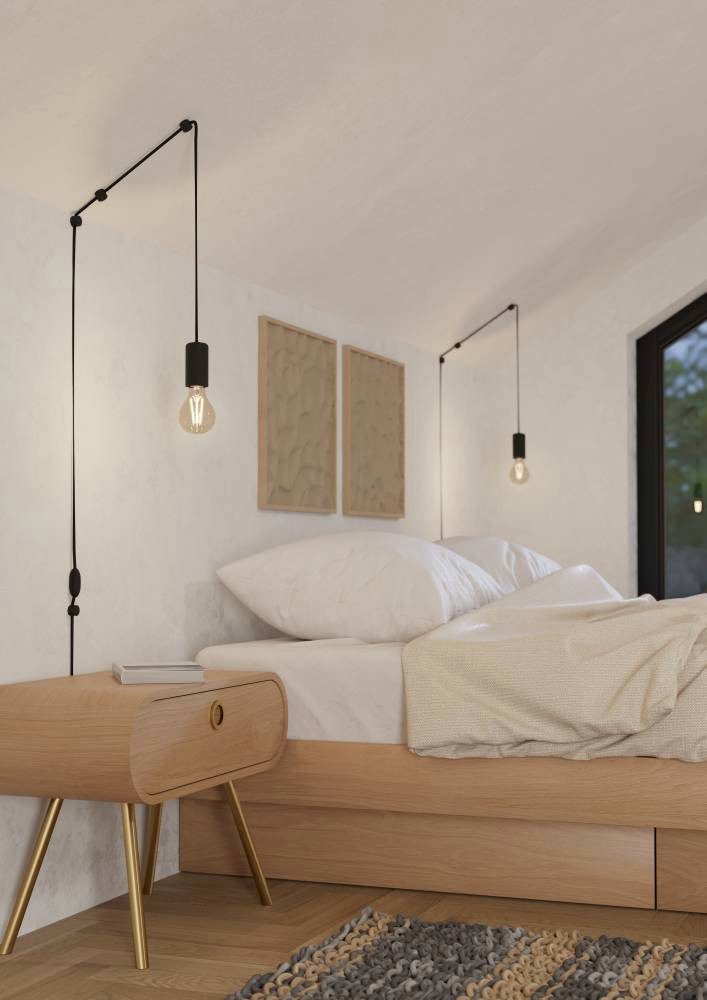 EGLO Hängeleuchte NARICES Pendellampe, Stahl, E27, IP20, Wohnzimmerlampe, H günstig online kaufen