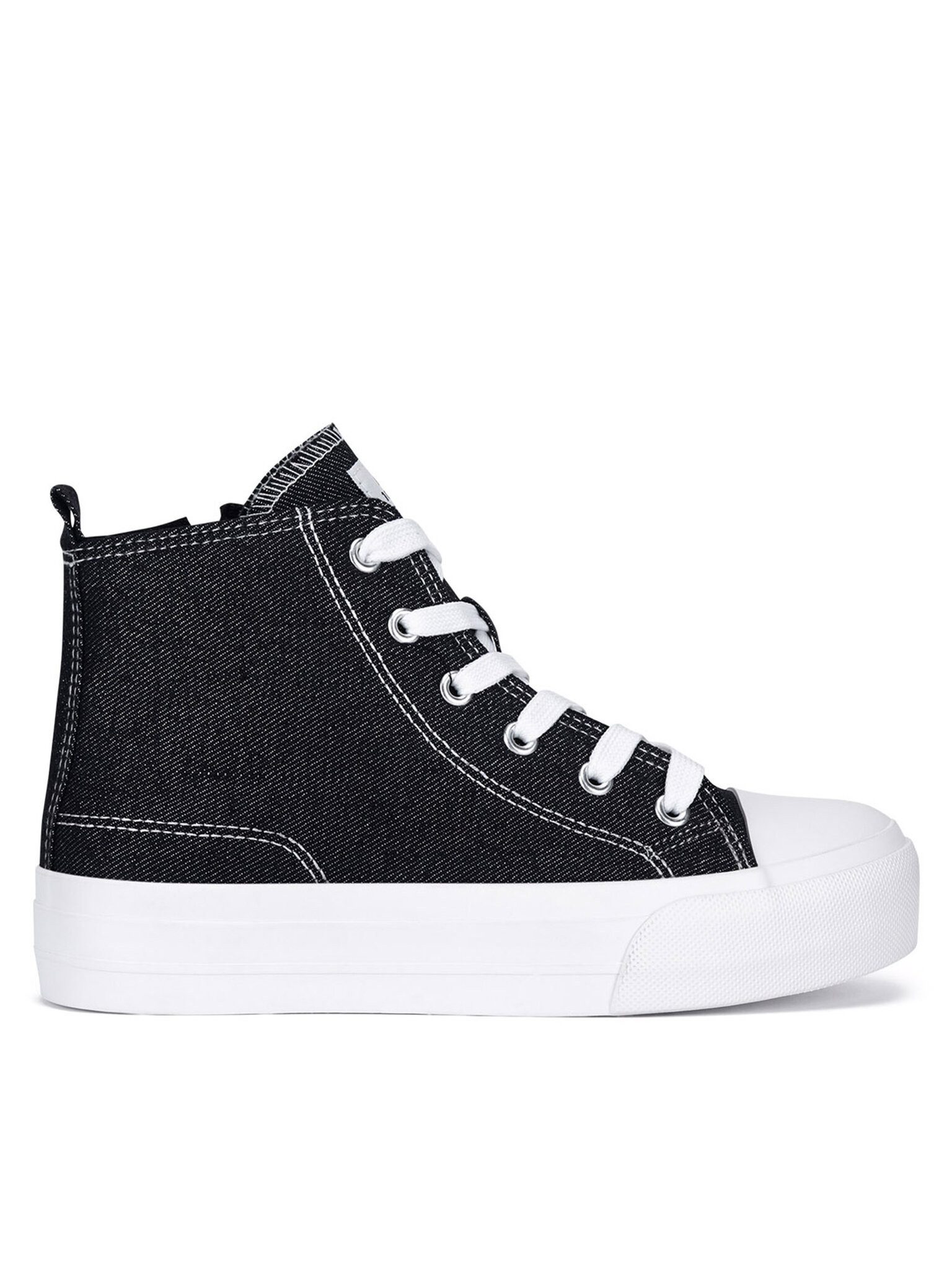 DeeZee Sneakers aus Stoff Mädchen CSS20531-04 Schwarz Sneaker