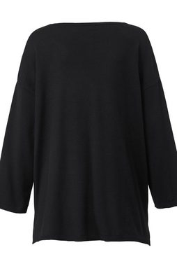 Sara Lindholm Strickpullover Pullover oversized V-Ausschnitt Langarm