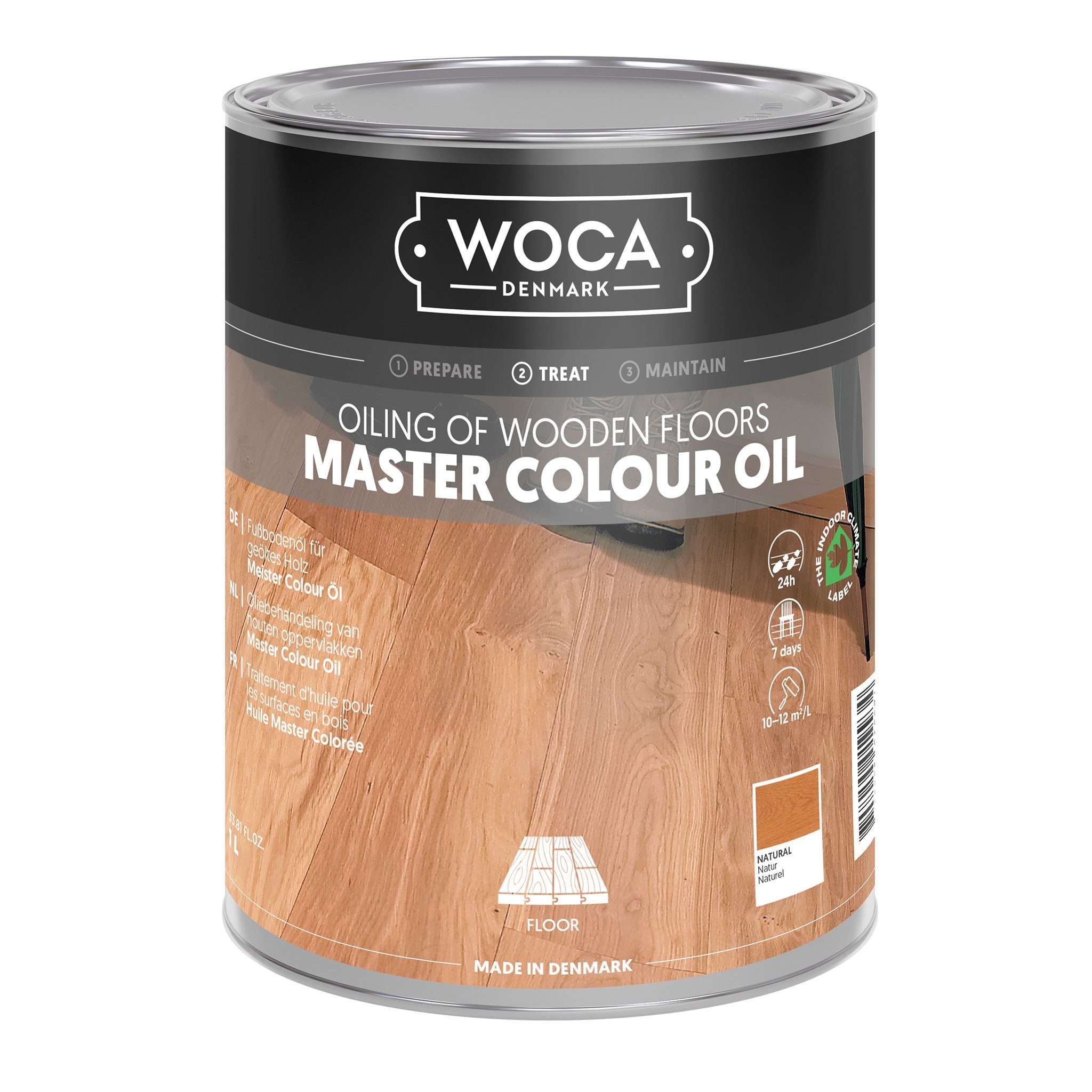 WOCA Holzöl Meister Bodenöl, verschiedene Farben natur