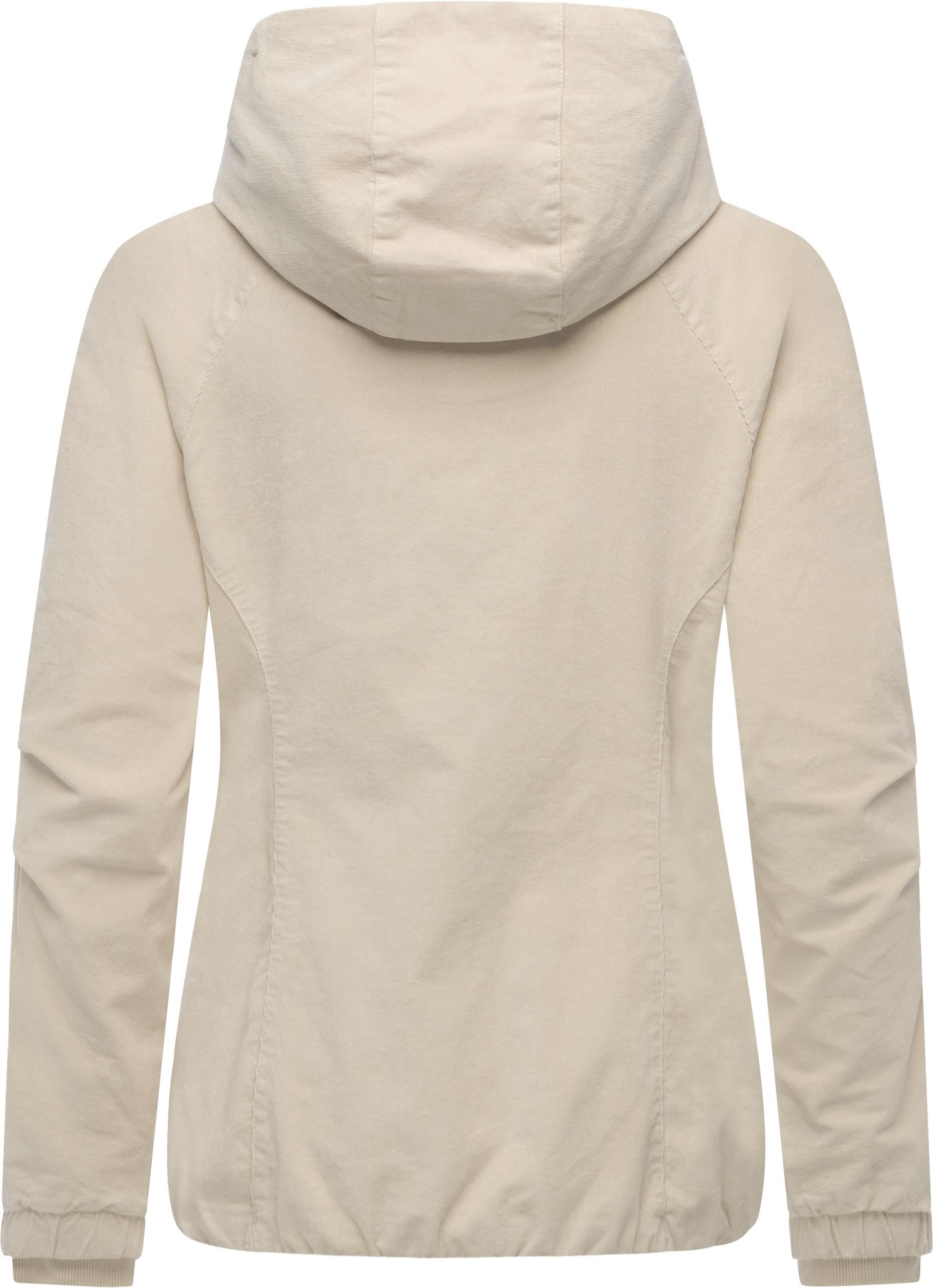 Ragwear Bomberjacke Dizzie Cordy YOUMODO Cordjacke mit verstellbarer Kapuze