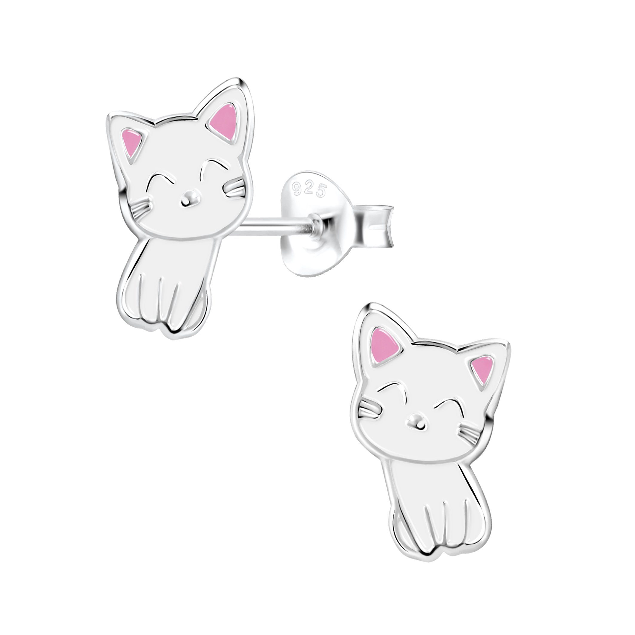 ALEXANDER YORK Schmuckset KATZE weiß, 4-tlg. günstig online kaufen