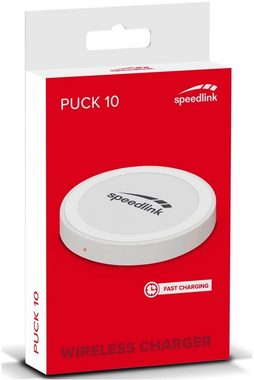 Speedlink PUCK Wireless Charger Ladegerät 10W Ladestation Smartphone-Ladegerät (Kabellos, Induktiv, Flach)