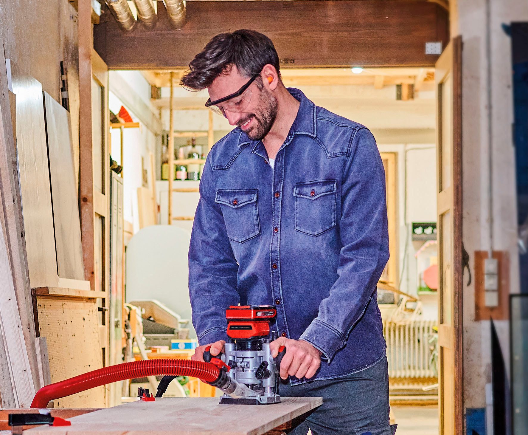 Einhell Akku-Fräse TP-RO 18 Li BL - Solo, Oberfräse ohne Akku und Ladegerät günstig online kaufen