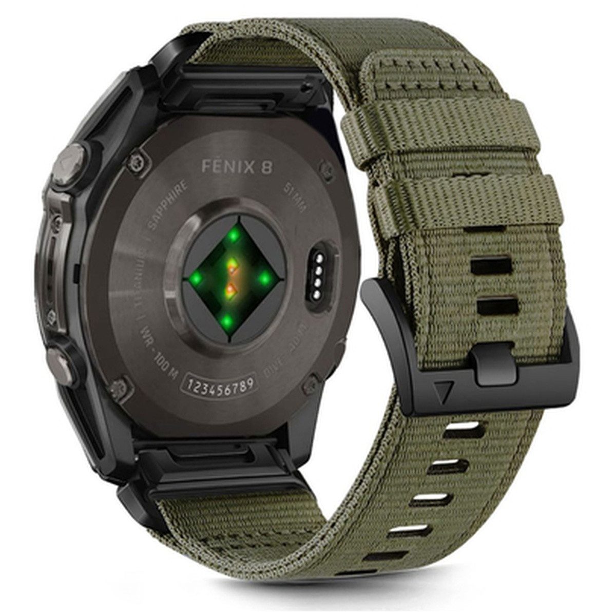 TECH PROTECT Smartwatch-Armband Tech-Protect Nylonband für Garmin Fenix 3/5X/3HR/5X Plus/6X/6X Pro/7X