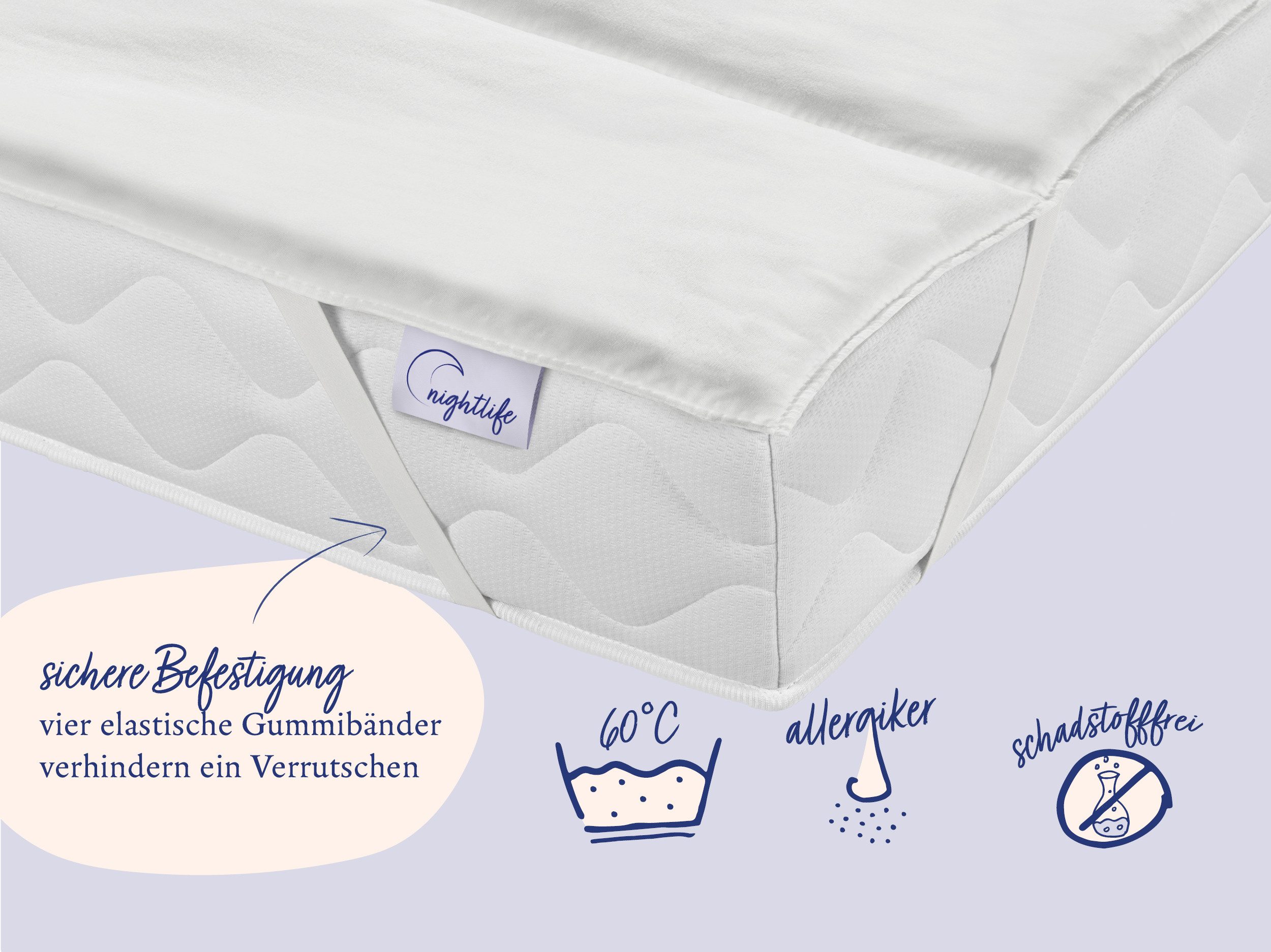Matratzenauflage Energiespar-Kuschel-Comfort Nightlife, extra bauschig vers günstig online kaufen
