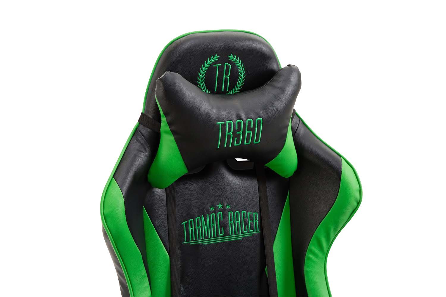 und Gaming schwarz/grün Kunstleder, drehbar höhenverstellbar Chair CLP Ignite