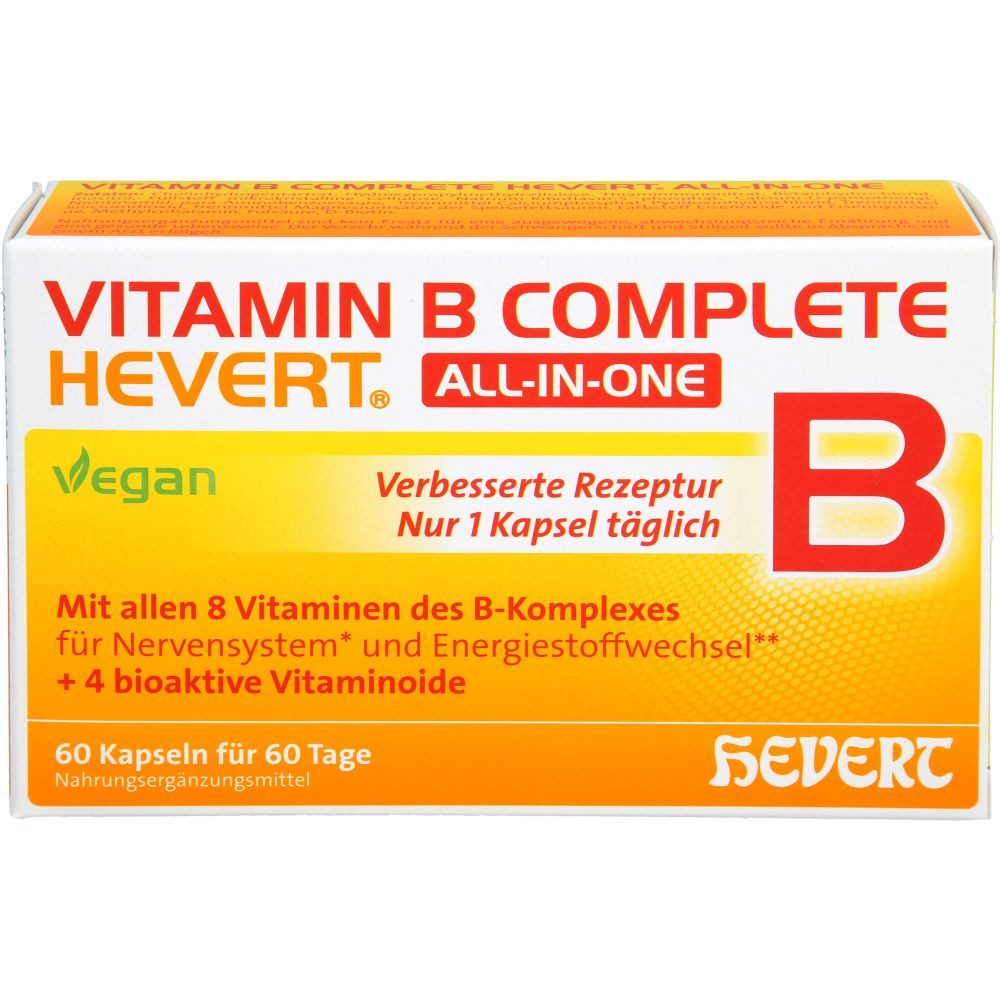 Hevert Arzneimittel VITAMIN B COMPLETE Hevert all-in-one Kapseln Kapseln, 60 St.