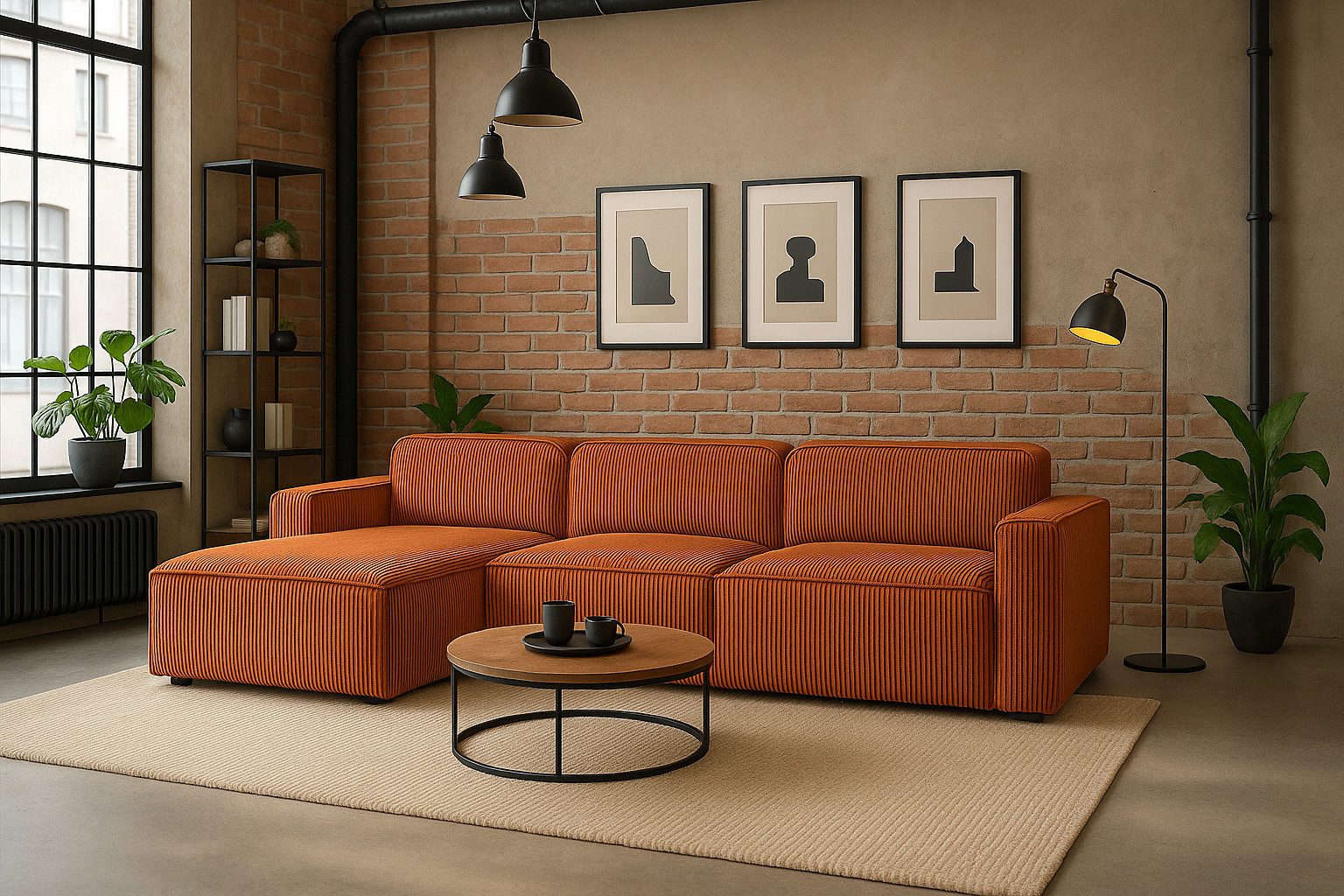 Kaiser Möbel Ecksofa Ecksofa Cursal L-Form – modular, modern, unvergleichlich bequem, Einzelsofa