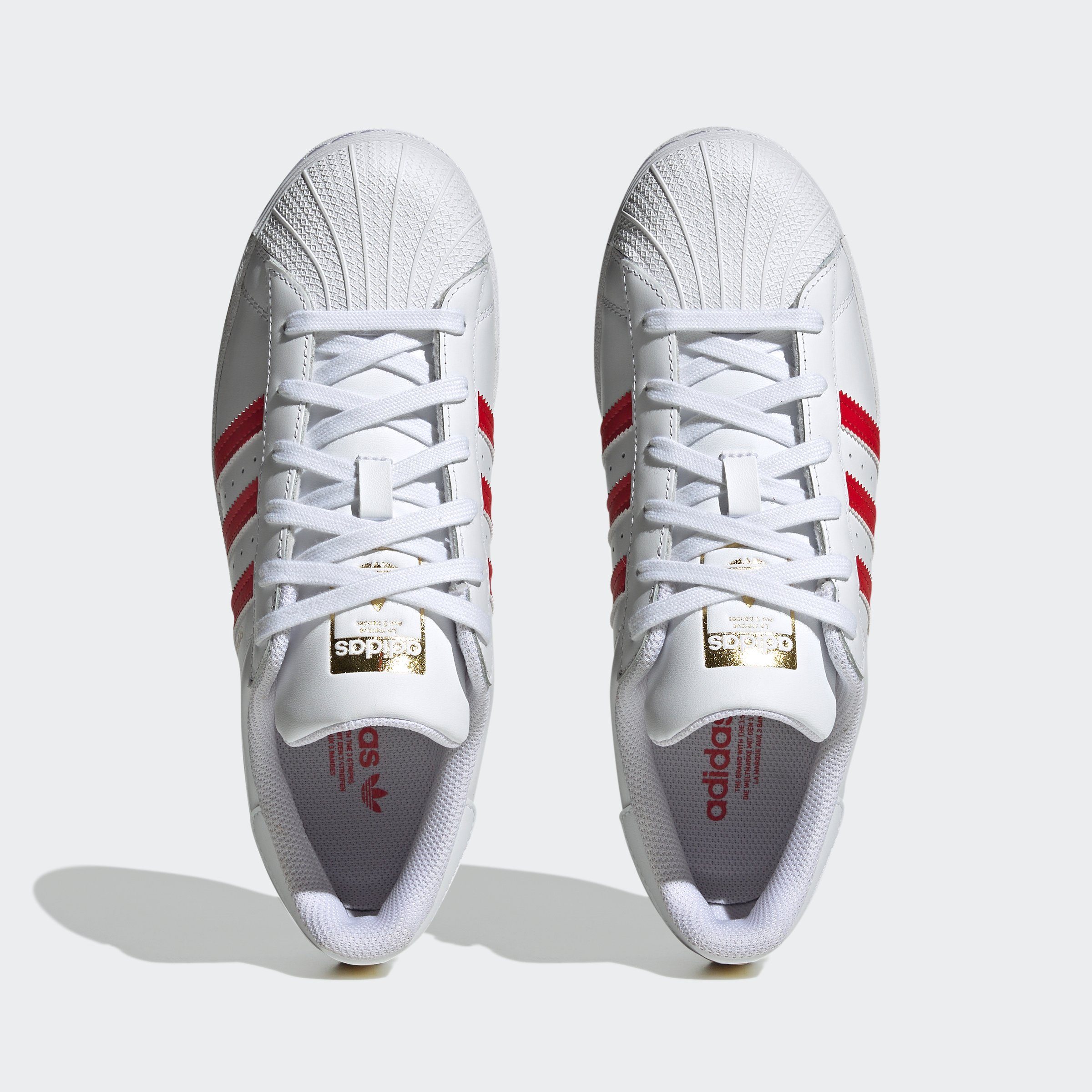 White / / SUPERSTAR Metallic Originals Scarlet Gold Cloud Better Sneaker adidas