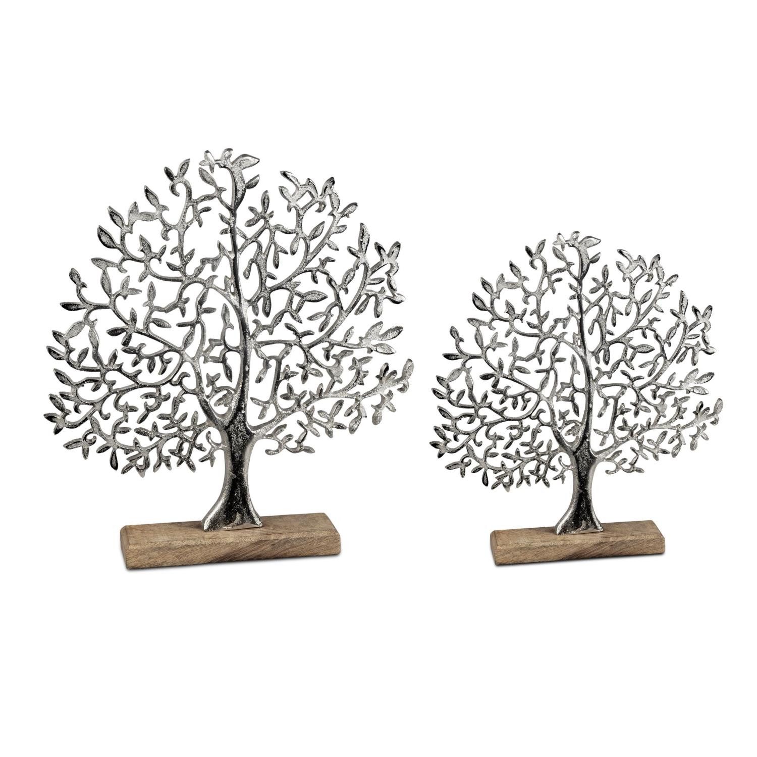 formano Skulptur Lebensbaum, Farbe: Silber, Motiv: Baum