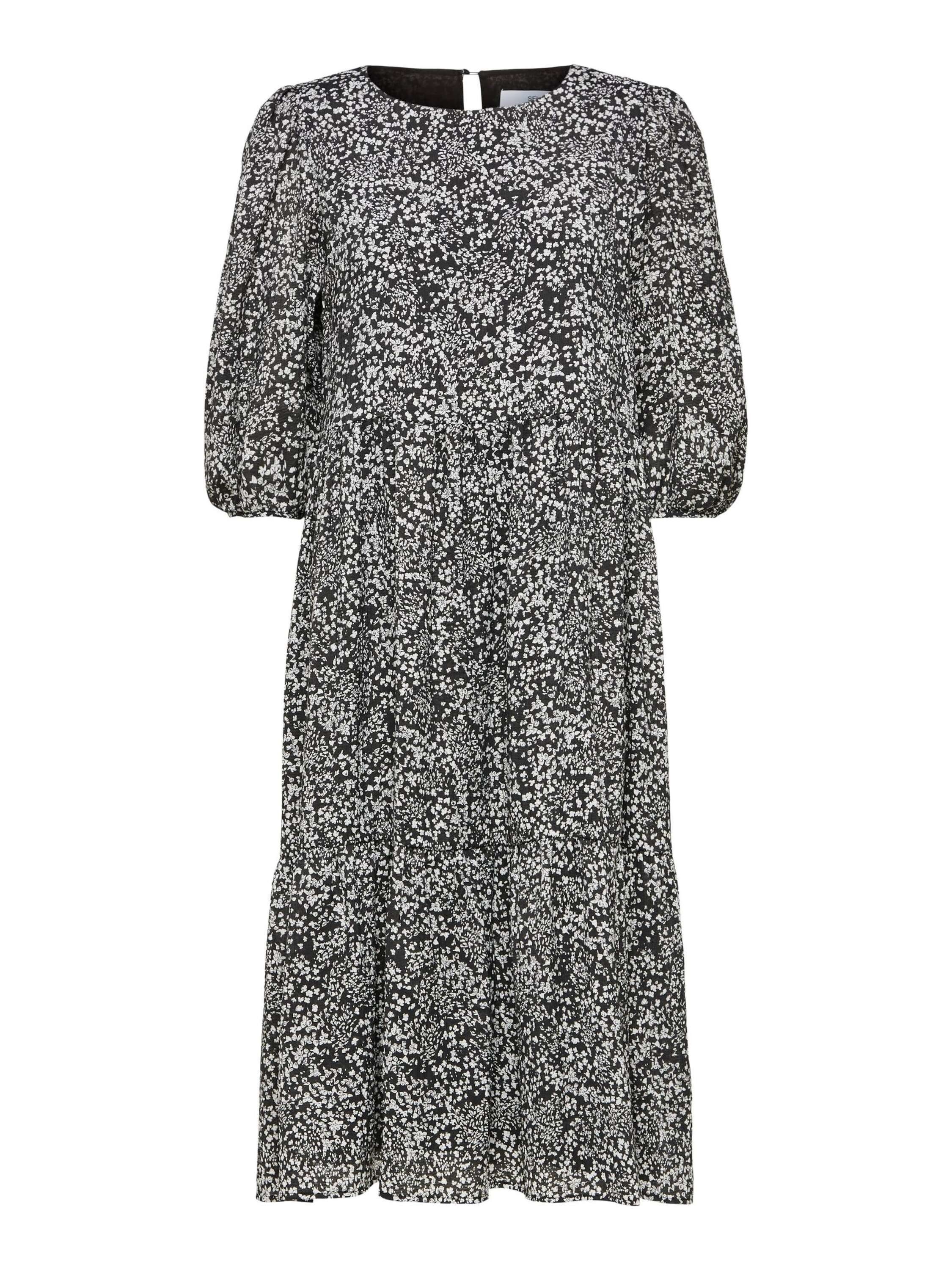 SELECTED FEMME Midikleid Viole (1-tlg) Cut-Outs