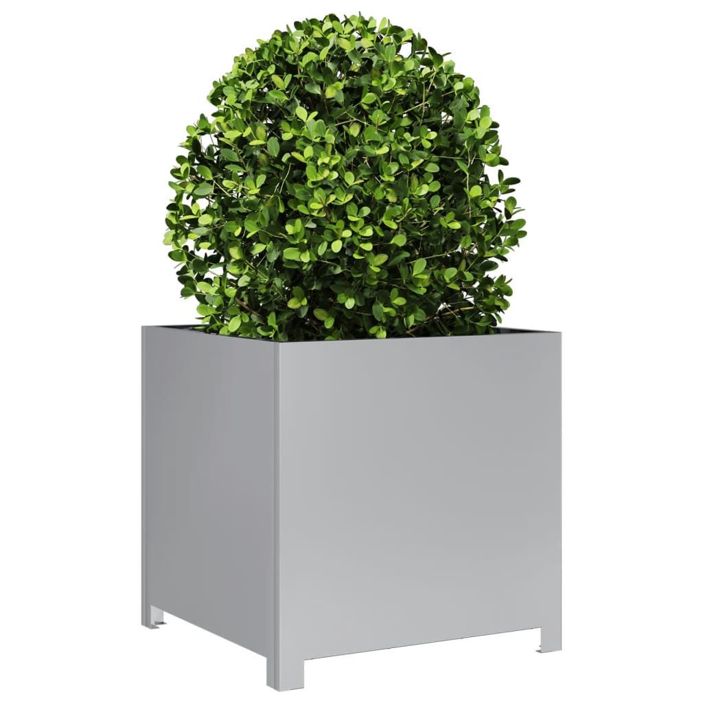 vidaXL Blumentopf Pflanzkübel 50x50x50 cm Verzinkter günstig online kaufen