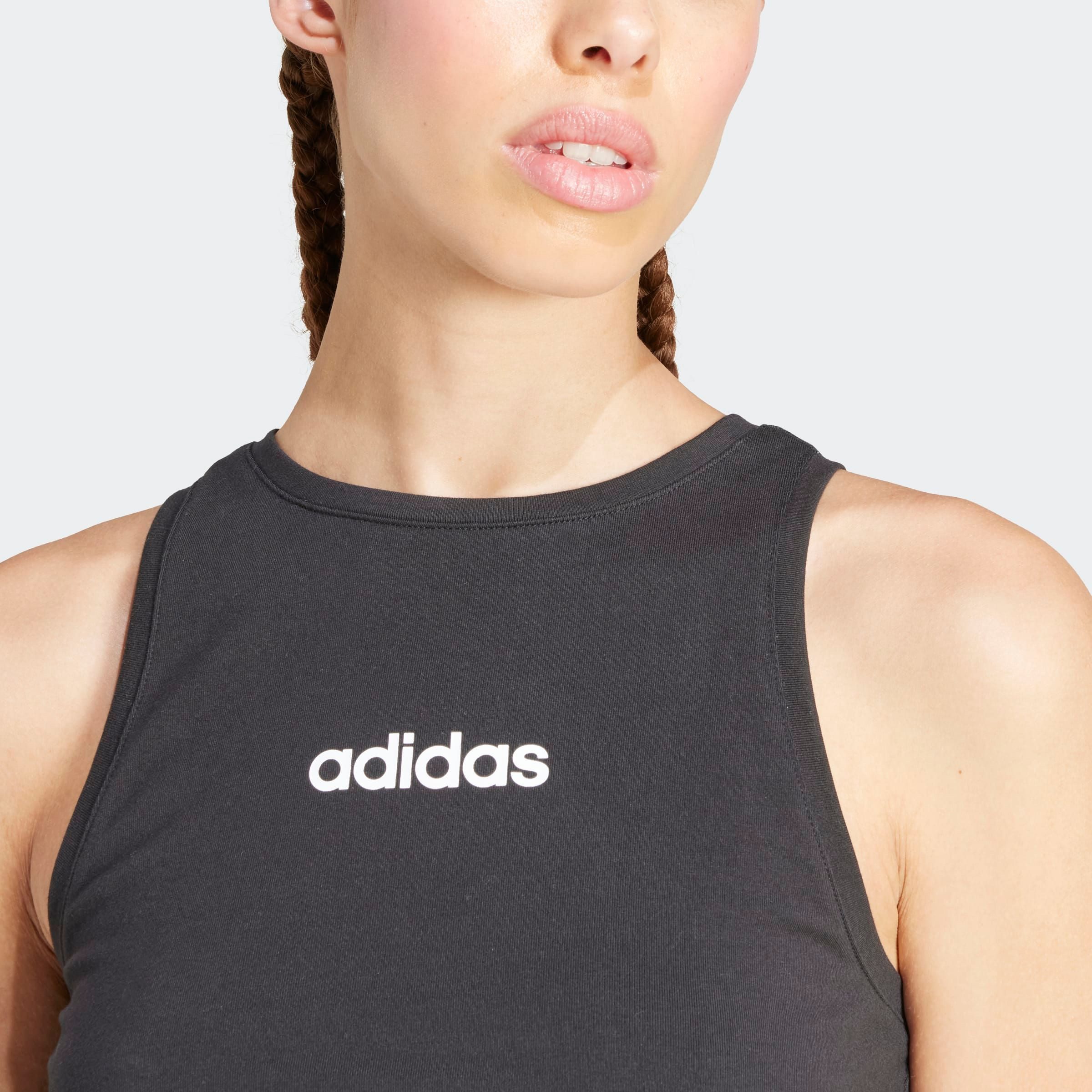 adidas Sportswear Tanktop ESSENTIALS LINEAR SLIM COTTON