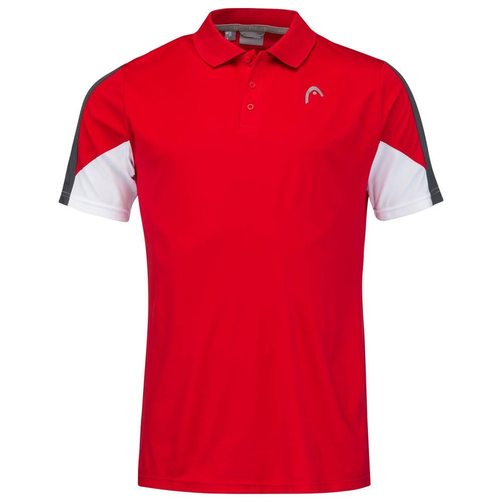 Head Poloshirt Club Technical (Moisture Transfer Microfiber Technologie) rot Herren