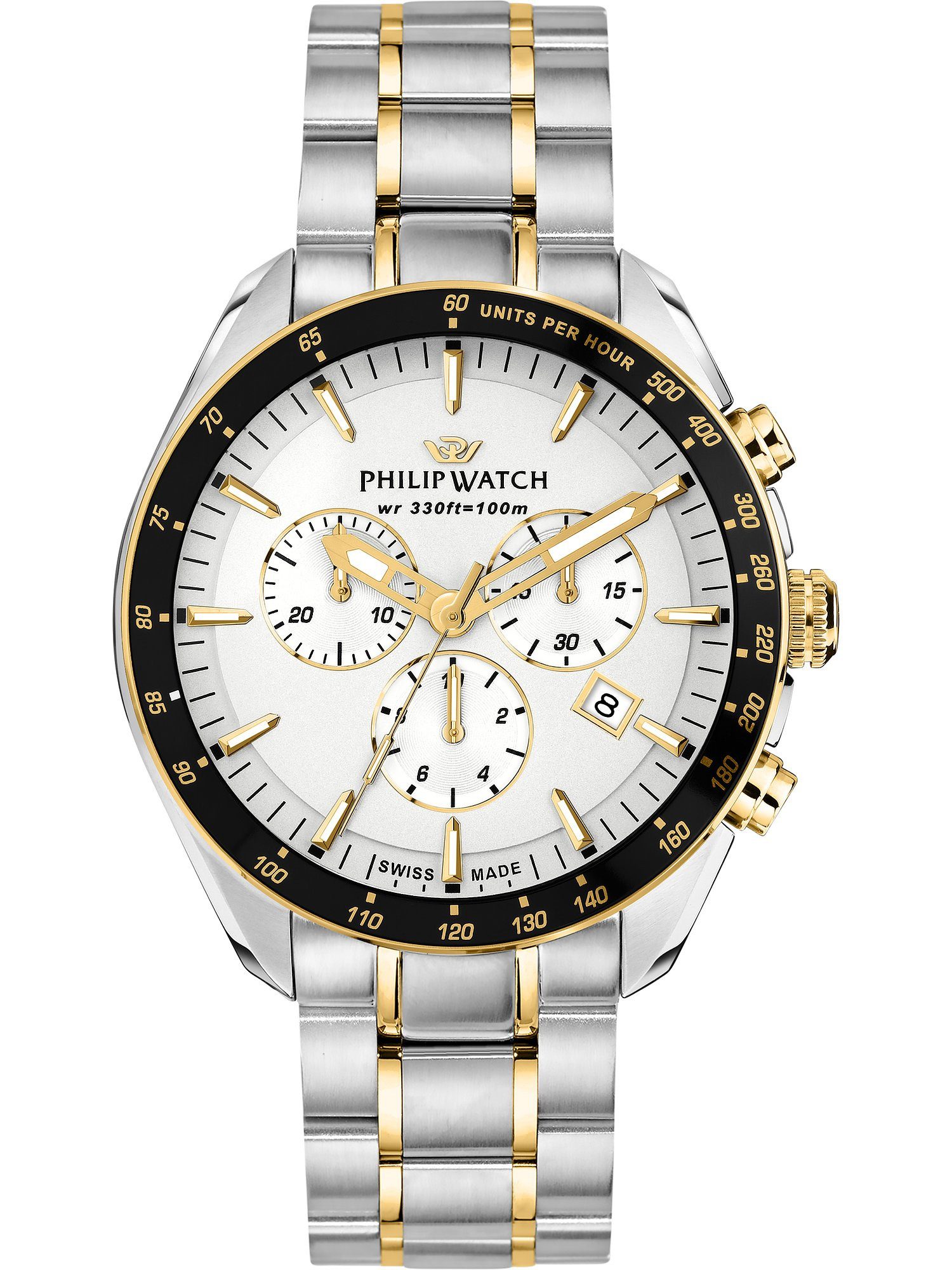 Chronograph Philip Watch Herren-Uhren Analog Quarz