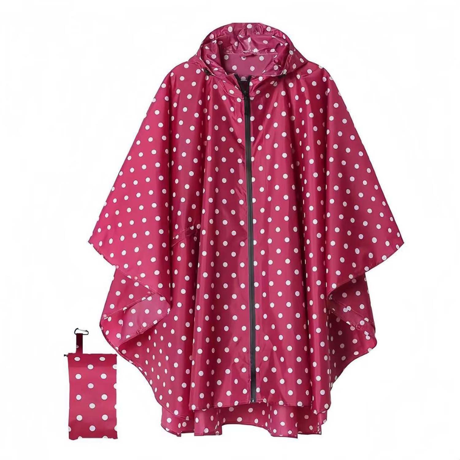 Coonoor Regenjacke Unisex Regenjacken Regencape, Wasserdicht mit Kapuze