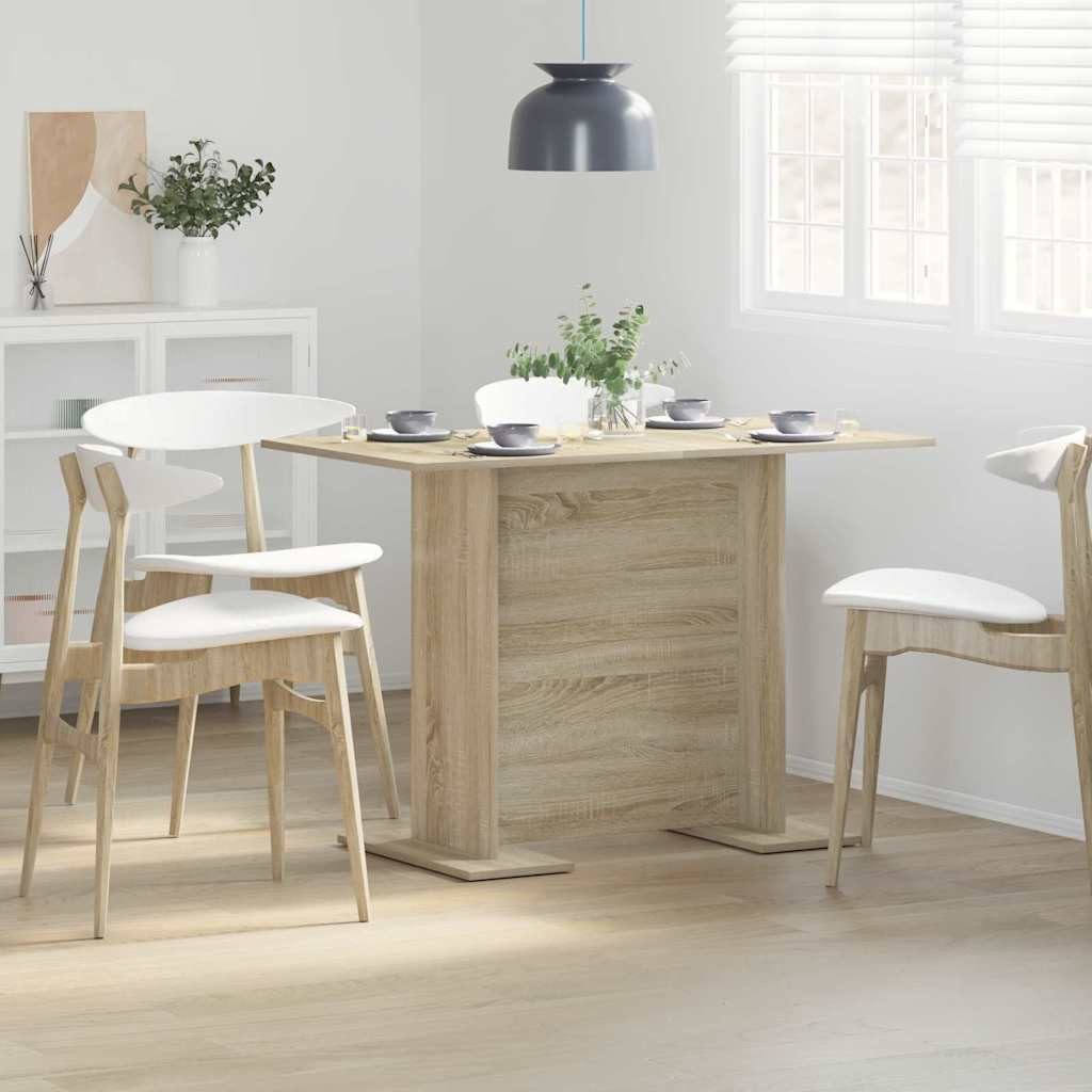 vidaXL Esstisch Esstisch 110 x 60 x 75 cm Holzwerkstoff Sonoma-Eiche (1-St)