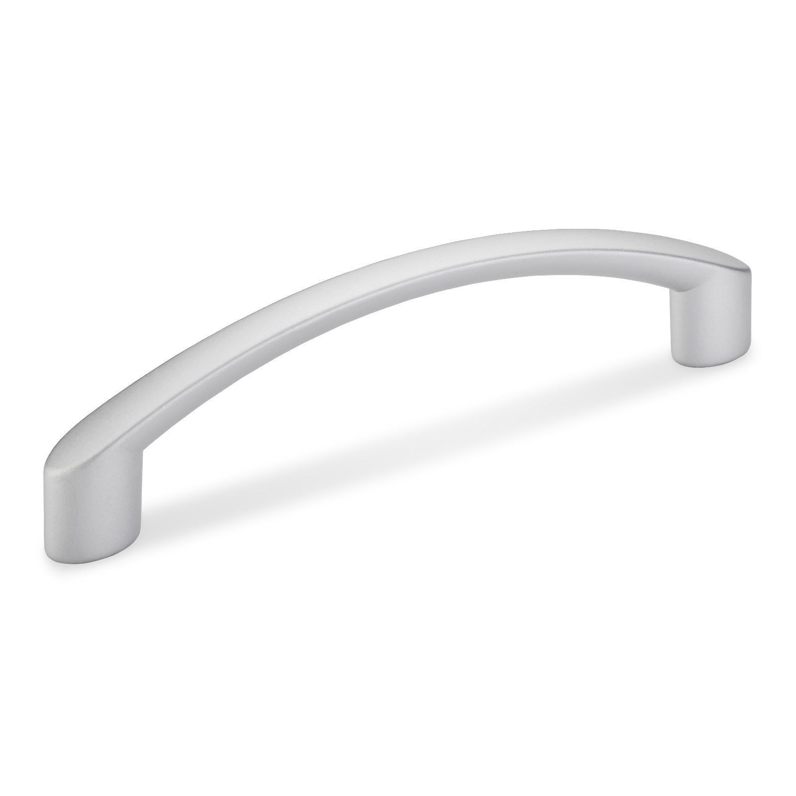 SO-TECH® Möbelgriff SW64 BA 96 mm Chrom matt Bogengriff, Griff Schrankgriff Schubladengriff - incl. Schrauben