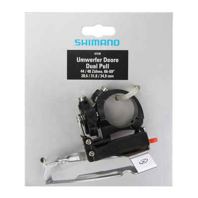 Shimano Fahrradkette Deore Umwerfer Dual-Pull 44-48 Zähne 66-69° 28,6mm / 31,8mm / 34,9mm