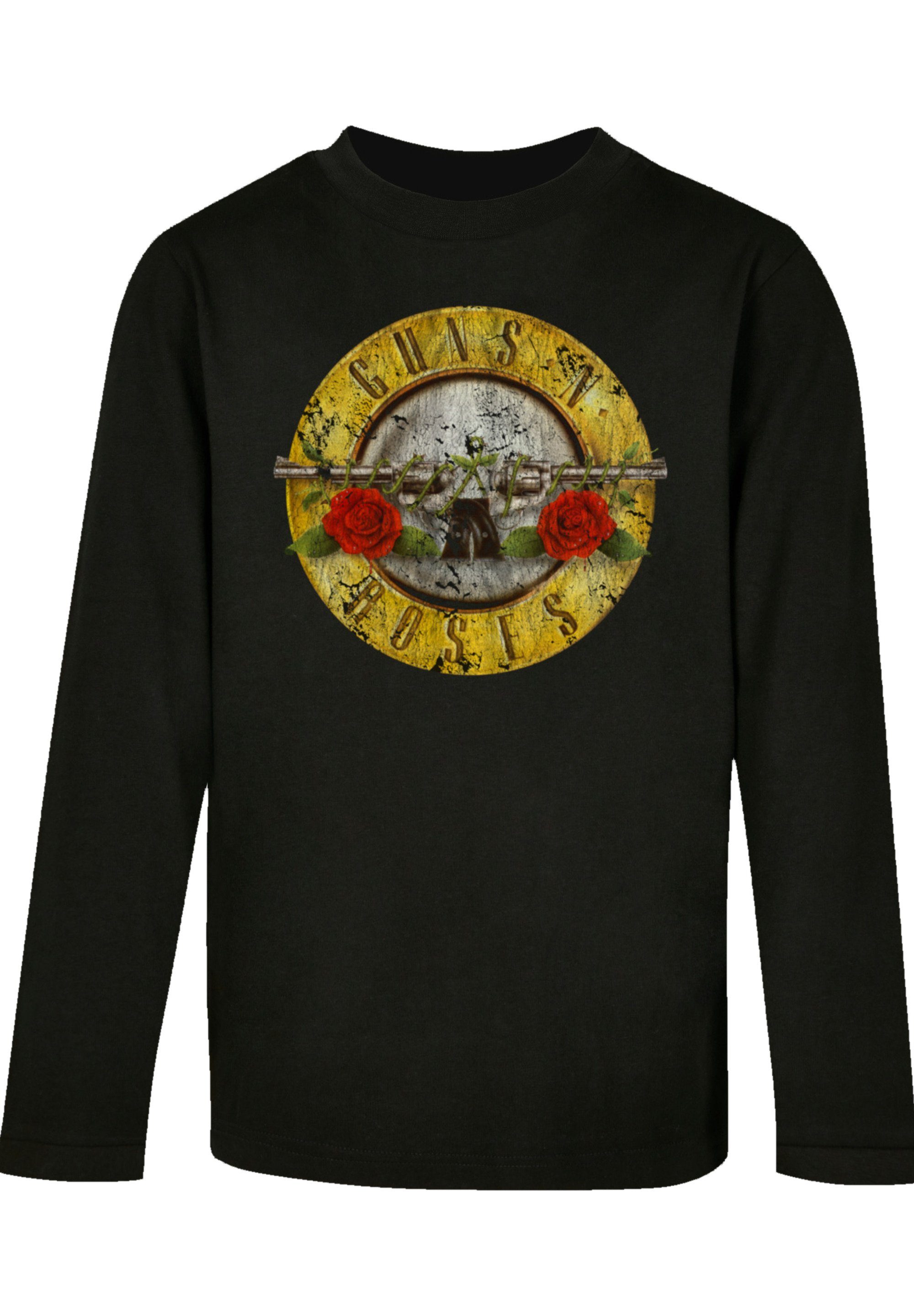 F4NT4STIC T-Shirt Guns 'n' Roses Vintage Classic Logo Black Print