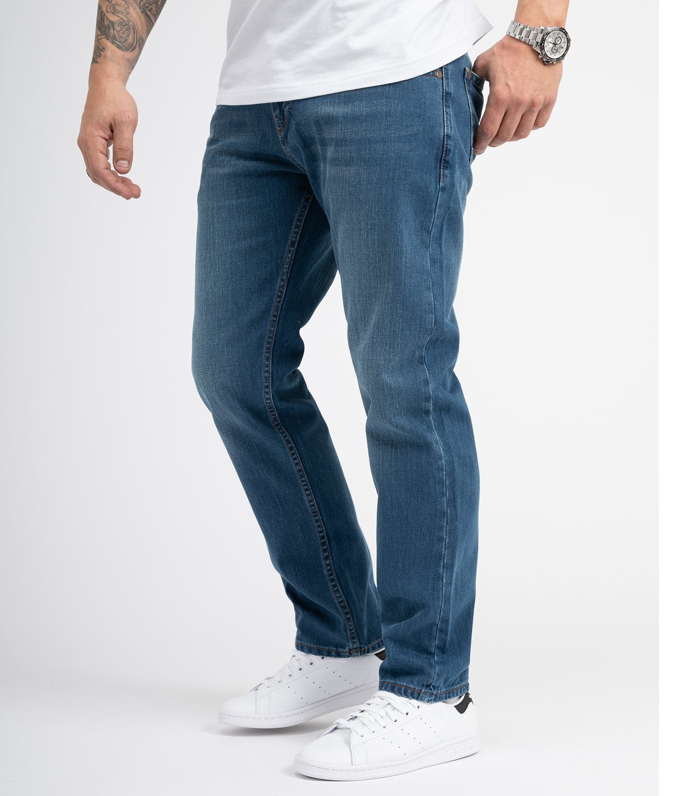 Indumentum Comfort Jeans Fit Straight-Jeans Herren IC-701