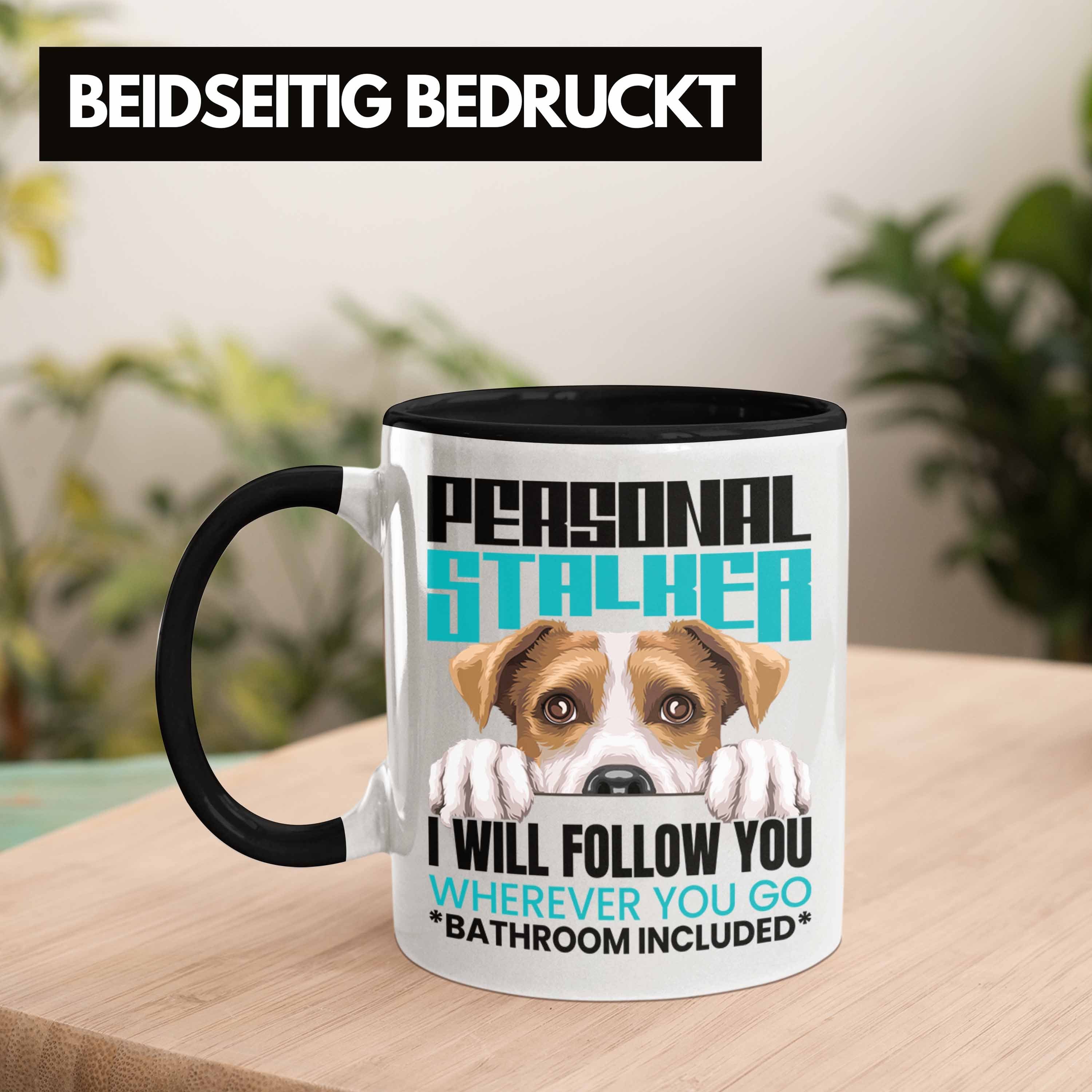 Trendation Tasse Jack Russell Schwarz Lustiger Pe Besitzerin Geschenk Spruch Geschenkidee Tasse