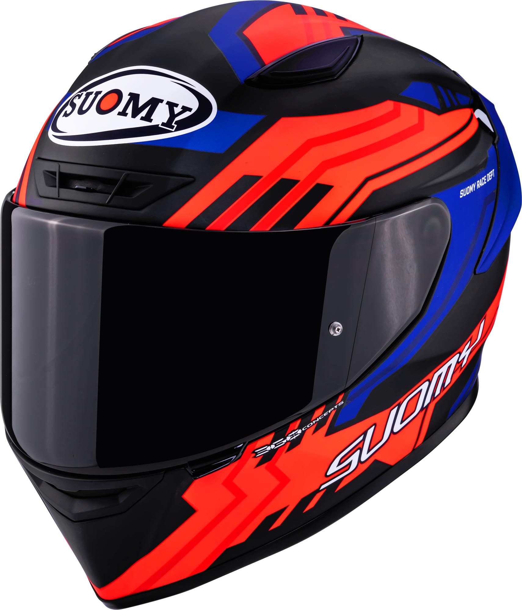 Suomy Motorradhelm Track-1 Framework Helm, Antifog Beschichtet,notfallsystem-polsterung (eqrs),geeignet Für