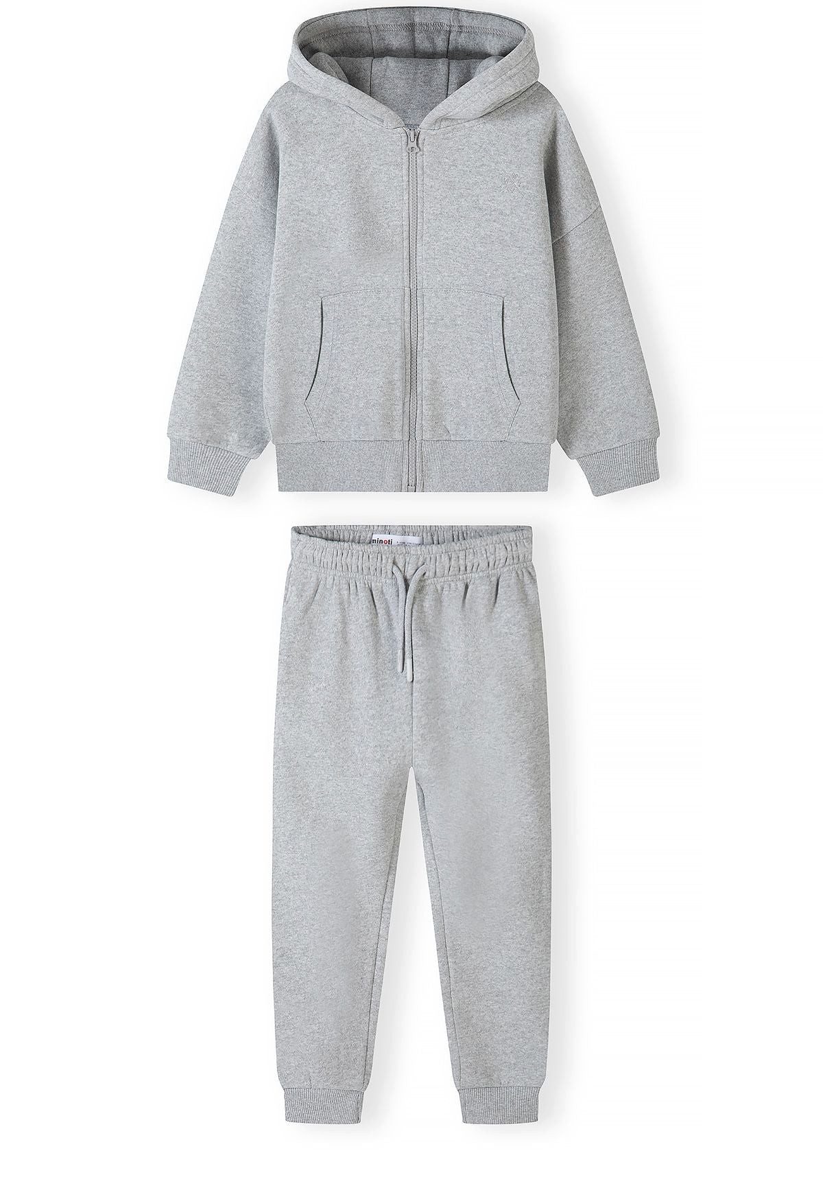 MINOTI Jogginganzug für Jungen, Trainingsanzug mit Kapuzen-Sweatjacke und Slim-Fit-Hose (Set, 2-tlg., Sweatjacke, Hose)