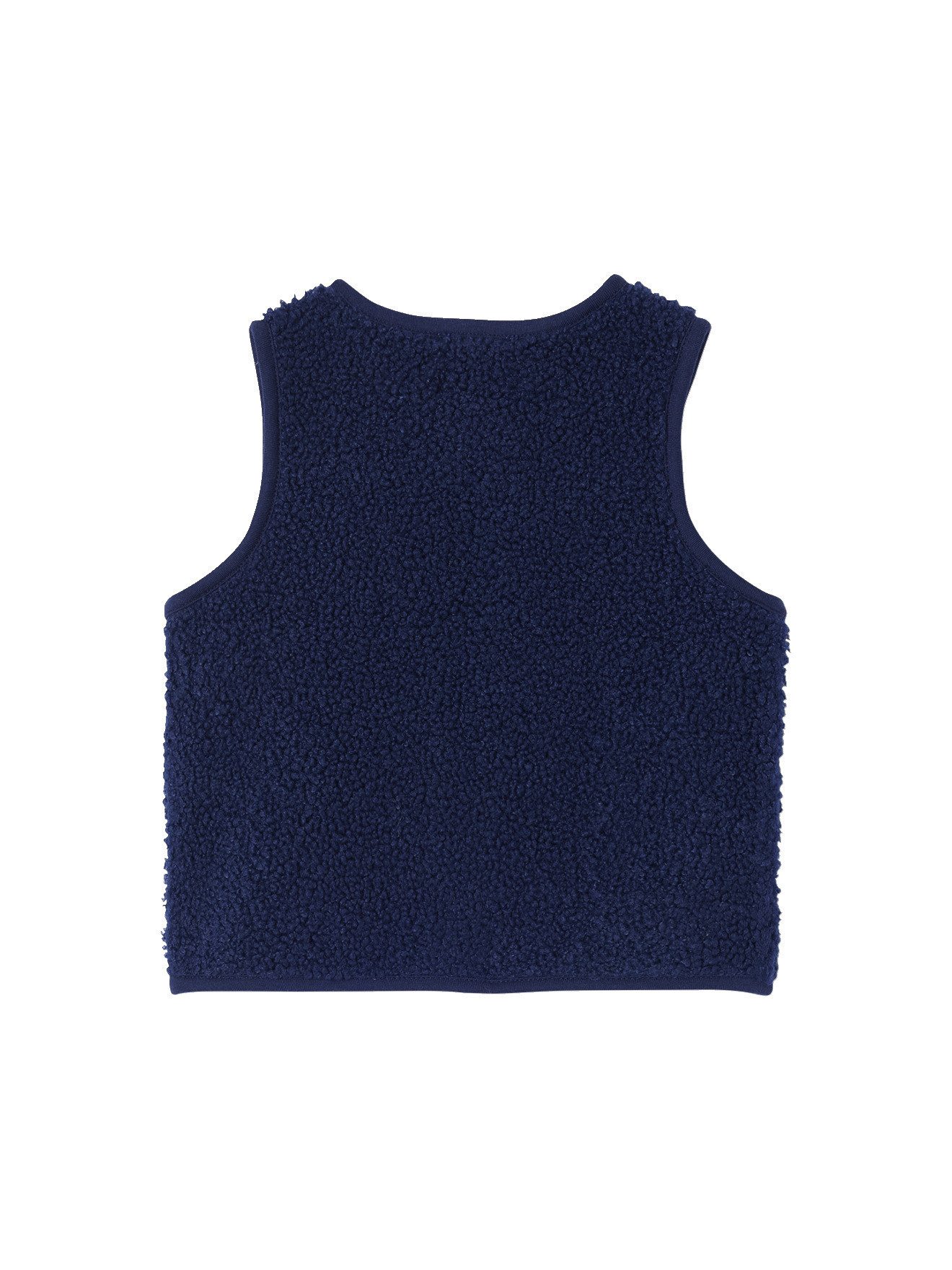 vertbaudet Strickjacke Weste, ärmellos, mit Druckknöpfen vorne