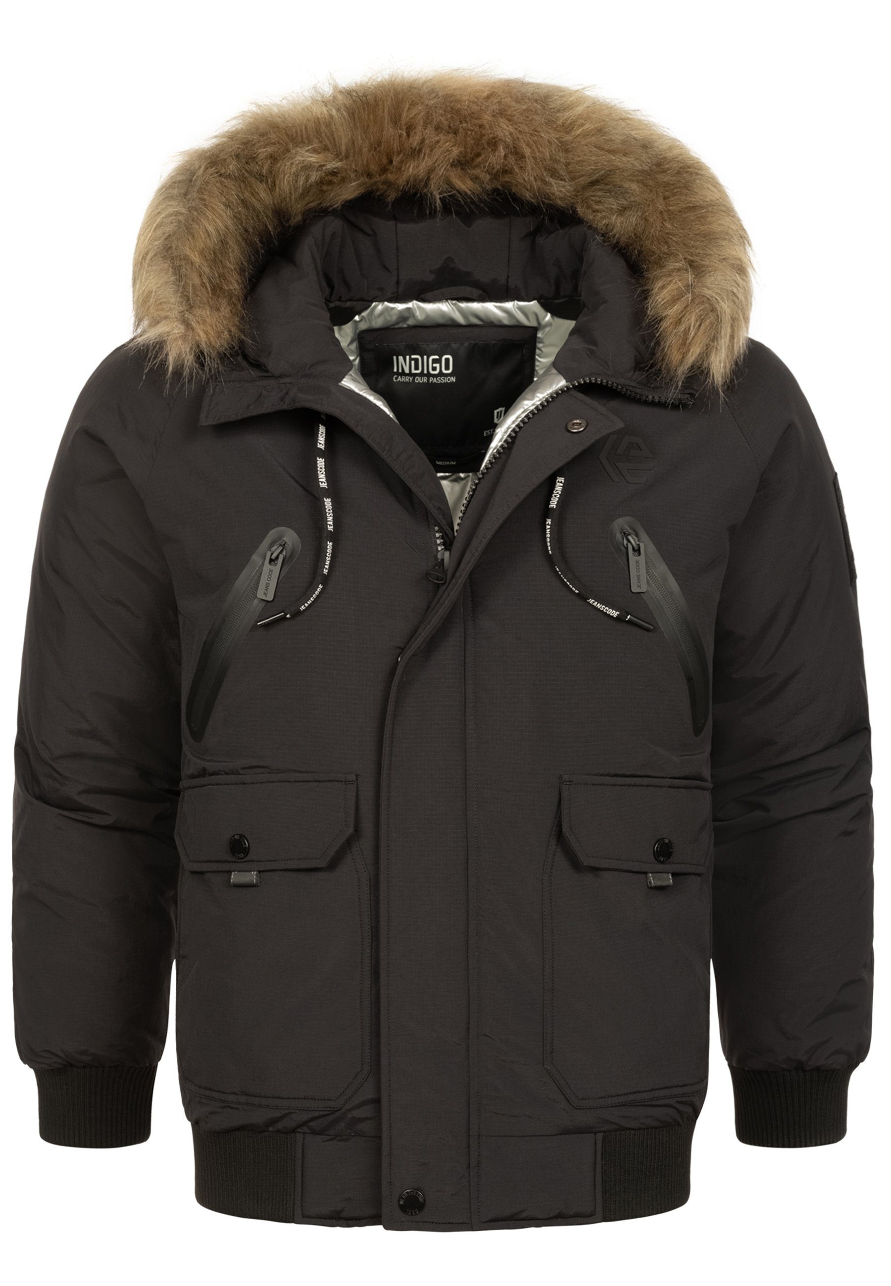 Indicode Winterjacke Herren INZakai Jacke Winter Herrenjacke günstig online kaufen