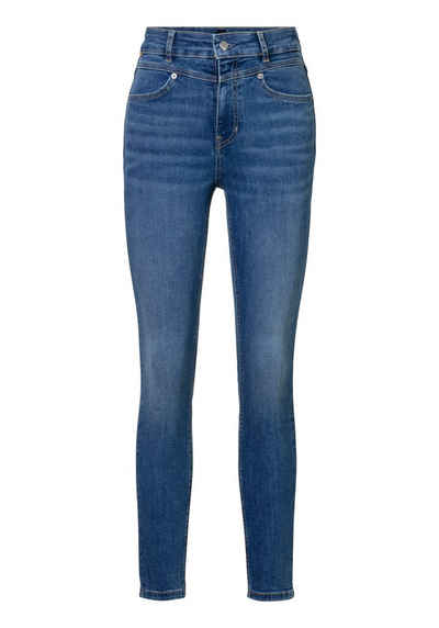 BOSS ORANGE High-waist-Jeans KITT SKINNY HR BC Premium Damenmode mit Leder-Badge
