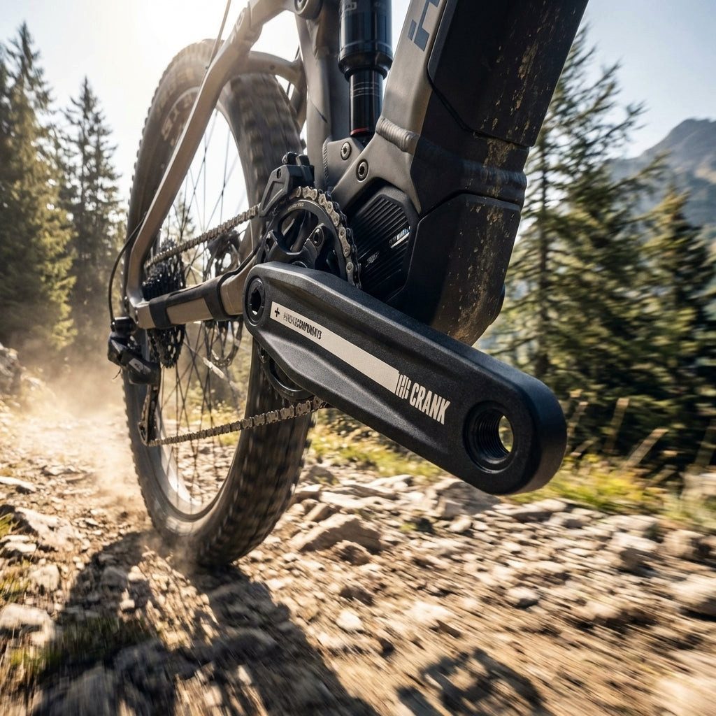 Haibike Montagezubehör Haibike Kurbelset TheCrank+ HB19 175 Millimeter ISIS - E-Bike Kurbeln