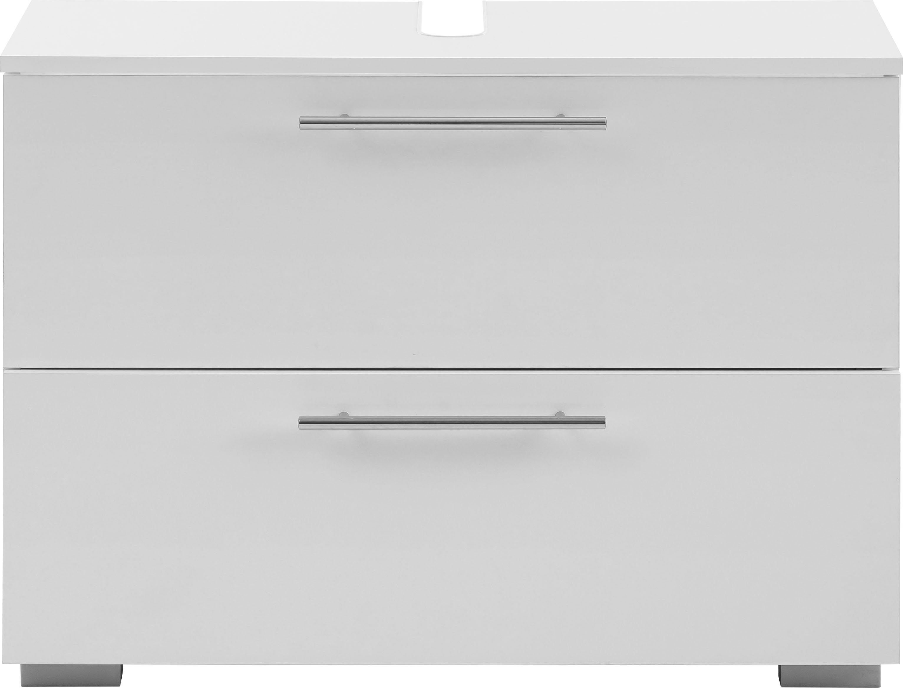 welltime Waschbeckenunterschrank Carlos, Waschbeckenunterschrank, Made in Germany, B: 80 cm Solide Verarbeitung - Dieses Produkt ist in Deutschland gefertigt – Bild 2 von 5