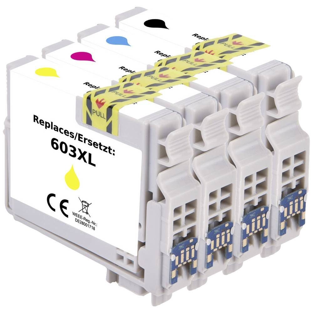 Renkforce Tinte ersetzt Epson 603XL, T03A6, T03A1, T03A2, T03A3 RF-5655898 Tintenpatrone